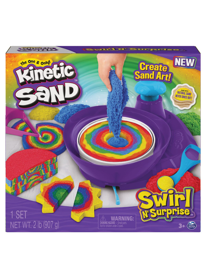 Plastilina Kinetic Sand Swirl N' Surprise (6063931)