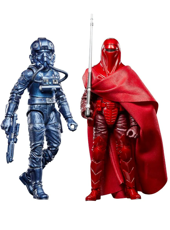 Figurine Star Wars Emperor's Royal Guard & TIE Fighter Pilot 15cm