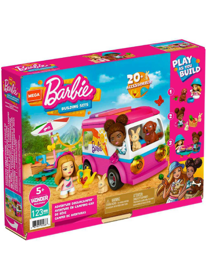 Set Mega Barbie Building Sets Adventure Dreamcamper (GWR35)