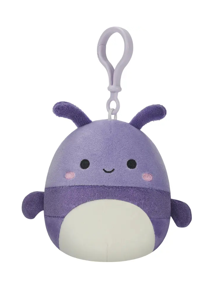 Plus Squishmallows Purple Beetle 9 cm