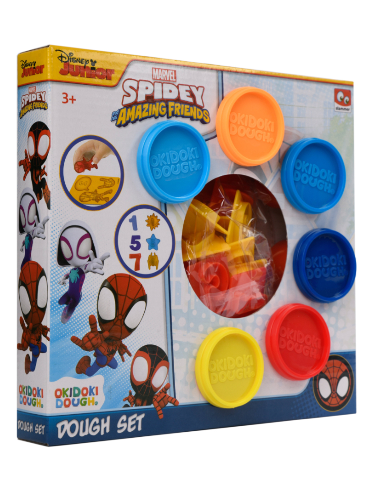 Set Plastilina Spidey and His Amazing Friends Okidoki Dough & Shapes (SP60155)