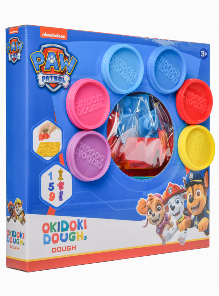 Set PlastilinaPaw Patrol Okidoki Dough & Shapes (PW60155)