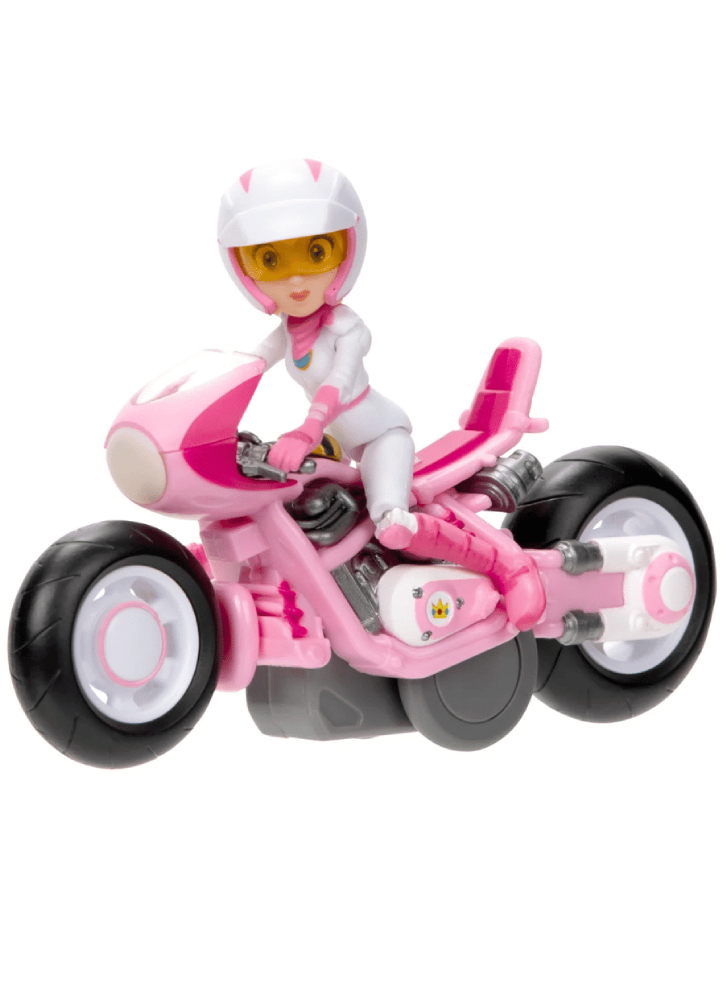 Figurina Super Mario Movie Kart Peach 6cm (417694)