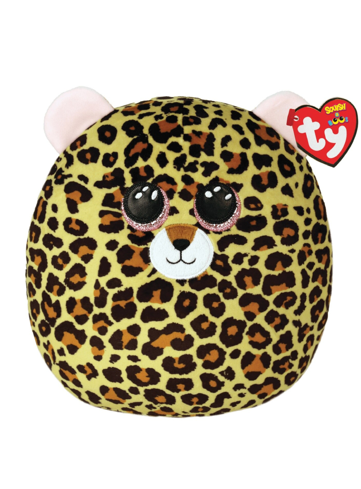 Plus Squish a Boos Livvie the Leopard 25cm (TY39321)
