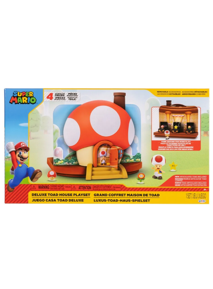 Set Super Mario Deluxe Toad House (413674)