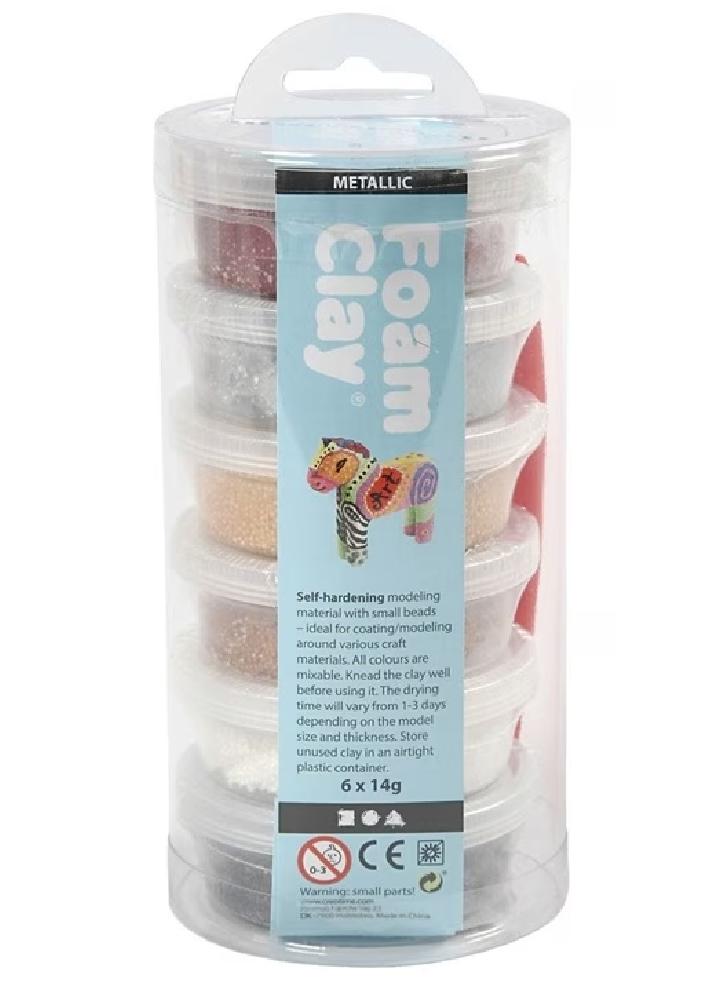 Set Foam Clay Metallic Dark (78810)
