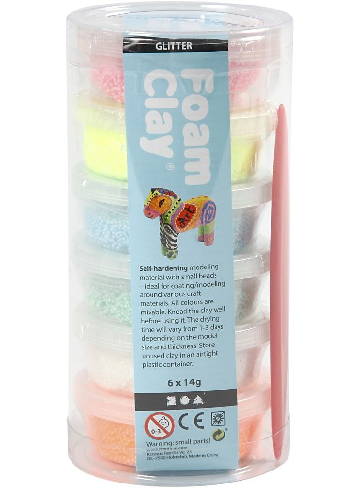 Set Foam Clay Glitter (78812)