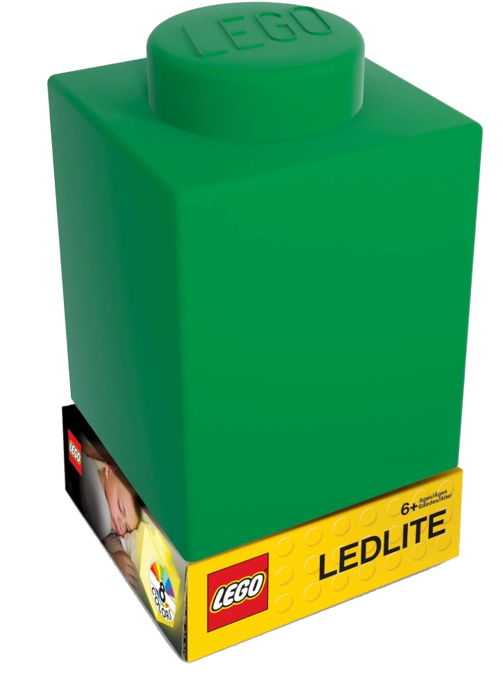 LEGO Silicone Brick Night Green Led