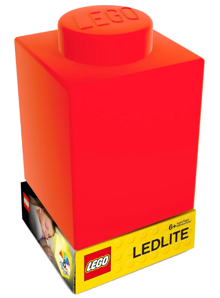 LEGO Silicone Brick Night Red Led