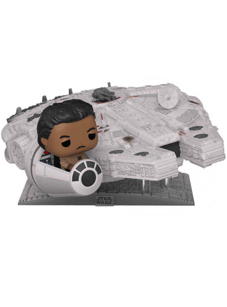 Figurina Funko Pop Rides Super Deluxe Disney Star Wars Lando Calrissian in the Millennium Falcon
