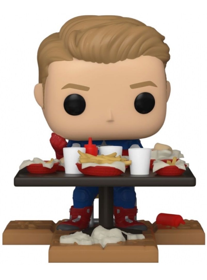 Figurina Funko Pop Marvel Avengers Deluxe Victory Shawarma Captain America