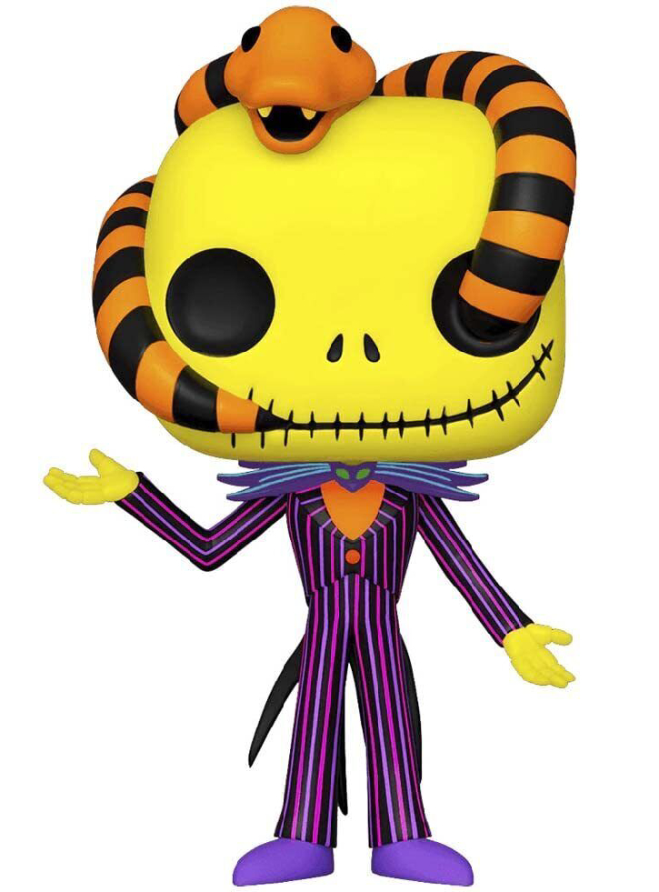 Figurina Funko Pop Disney Nightmare Before Christmas Jack with Snake (Black Light)