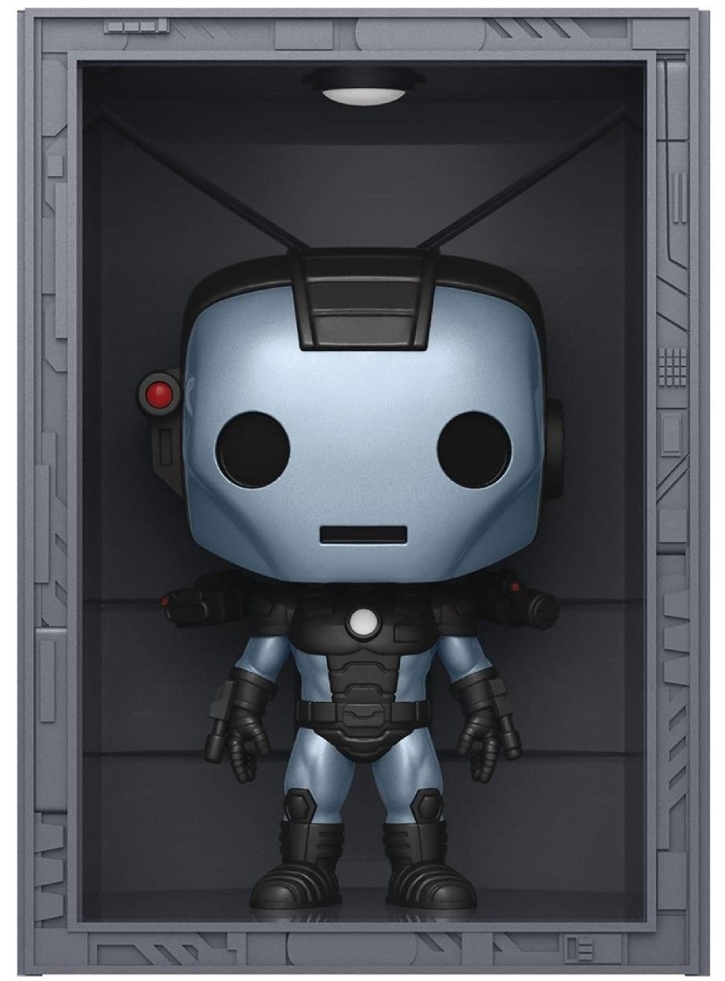 Figurina Funko Pop Deluxe Marvel Hall of Armor Iron Man Model 11 War Machine (Mettalic)