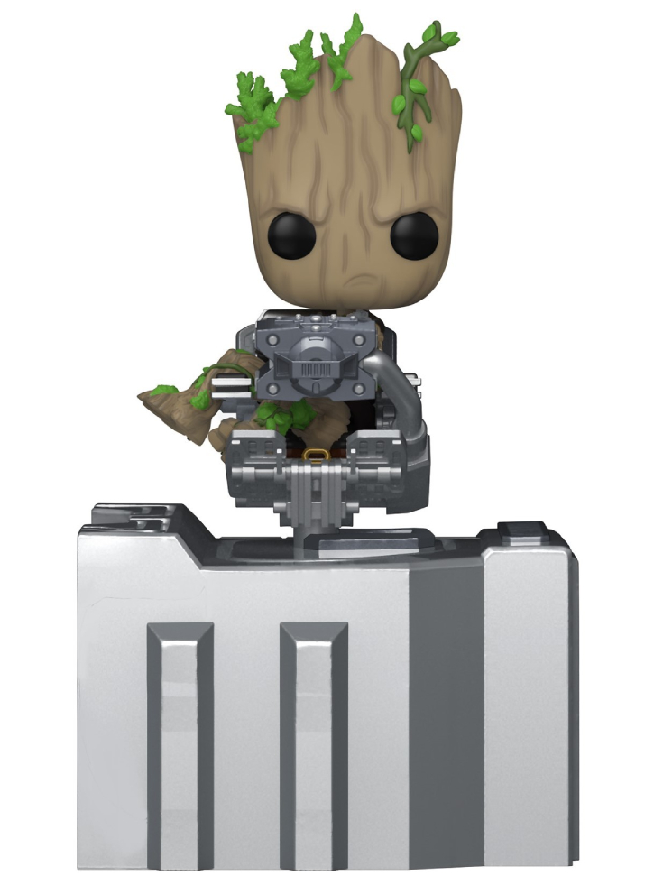 Figurina Funko Pop Deluxe Marvel Avengers Infinity War Guardians Ship Groot
