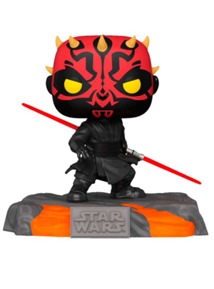 Figurina Funko Pop Deluxe Disney Star Wars Red Saber Series V1 Darth Maul (Glows in the Dark)