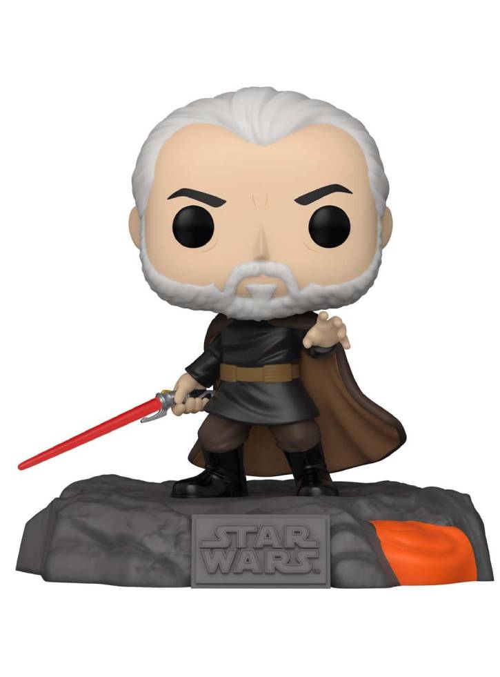Figurina Funko Pop Deluxe Disney Star Wars Red Saber Series Vol1 Darth Tyranus (Glows in the Dark)