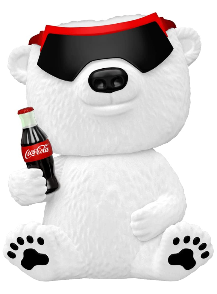 Figurina Funko Pop Ad Icons Coca-Cola 90s Coca-Cola Polar Bear (Flocked)