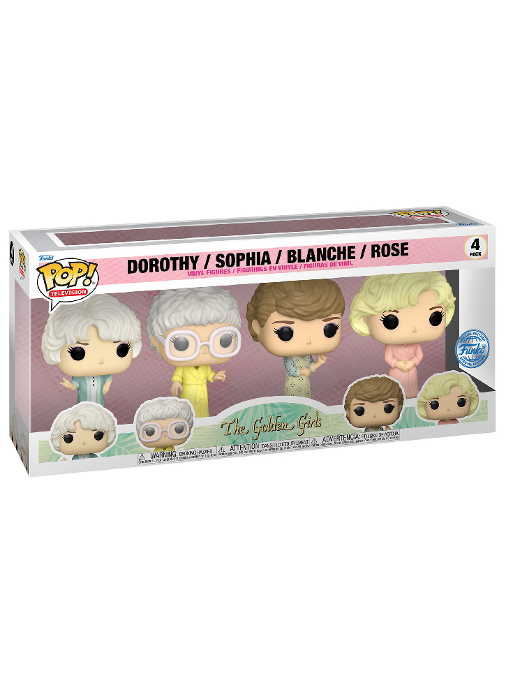 Set 4 Figurine Funko Pop Television The Golden Girls