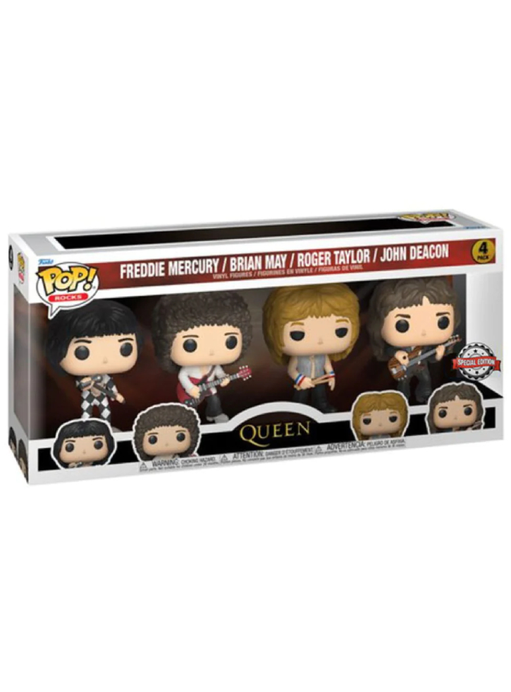 Set 4 Figurine Funko Pop Rocks Queen