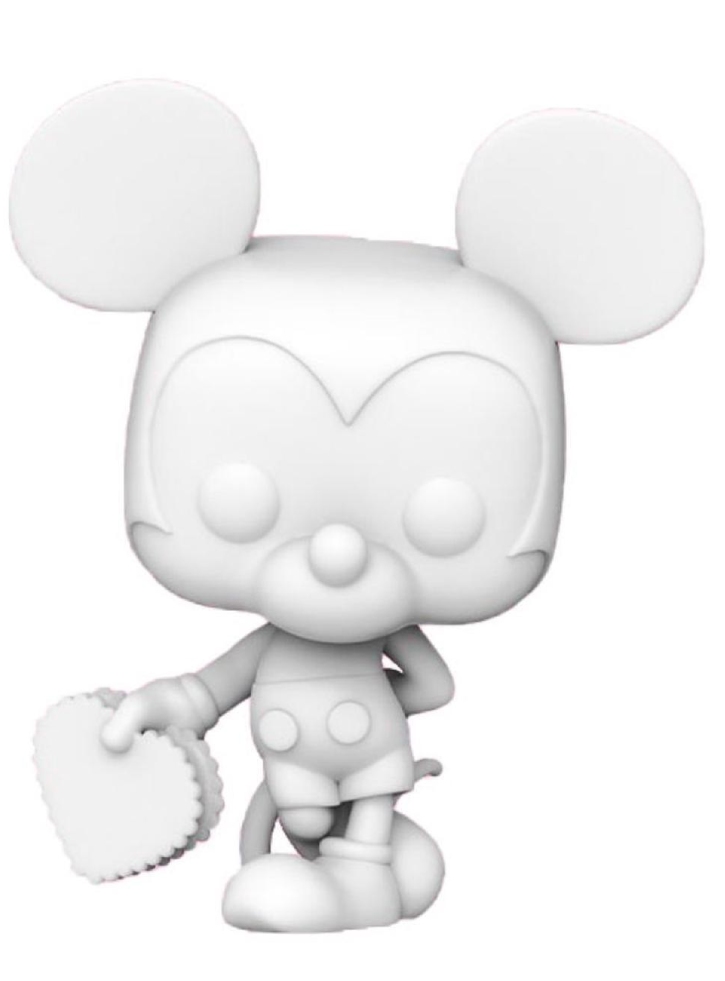 Figurina Funko Pop Disney Valentine Mickey Mouse (D.I.Y. White)