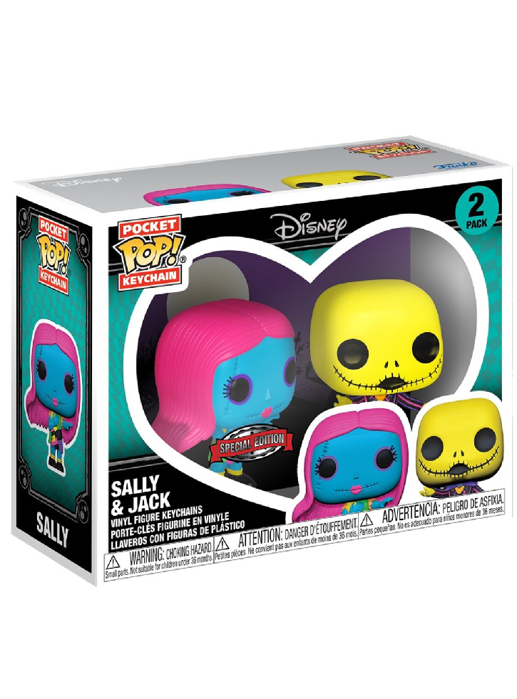 Funko Pocket Pop 2 Disney The Nightmare Before Christmas Sally Jack (Blklt)