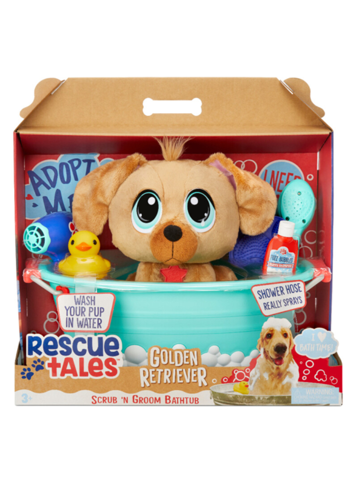 Plus Rescue Tales Scrub'n Groom Bathtub Golden Retriever (658662)
