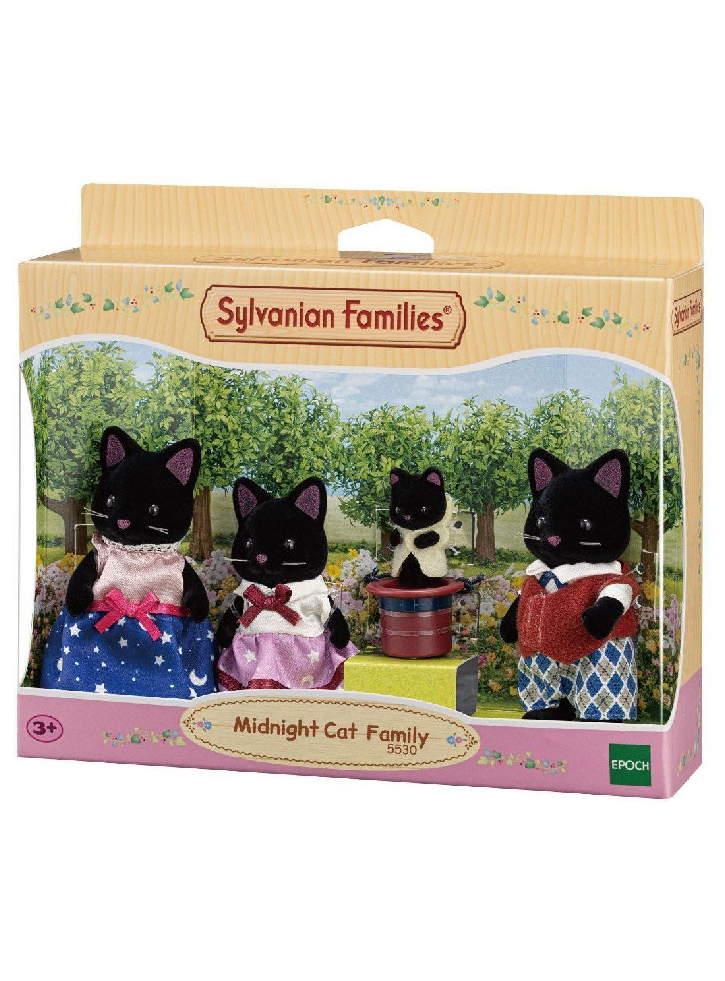 Figurine Sylvanian Families Midnight Cat Family (5530)