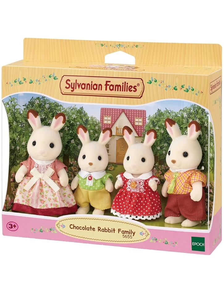Figurine Sylvanian Families Chocolate Rabbit Family (5655)
