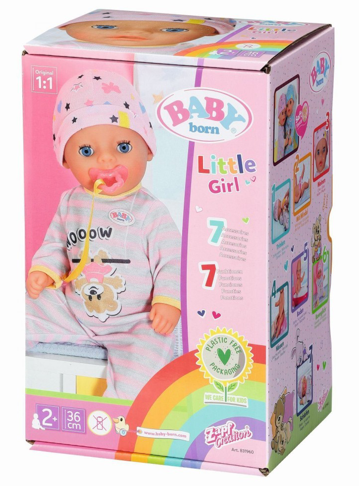 Papusa Baby Born Soft Touch Little Girl 36cm (831960)