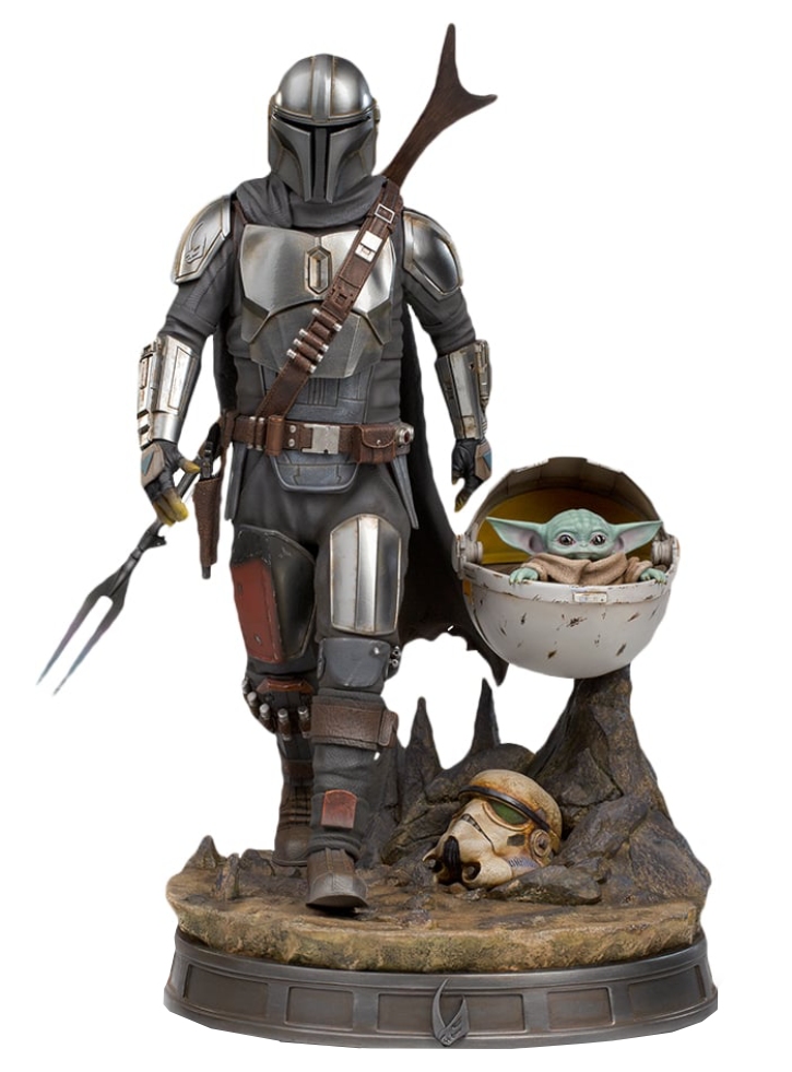 Figurina Star Wars The Mandalorian & The Child Legacy Replica 1/4