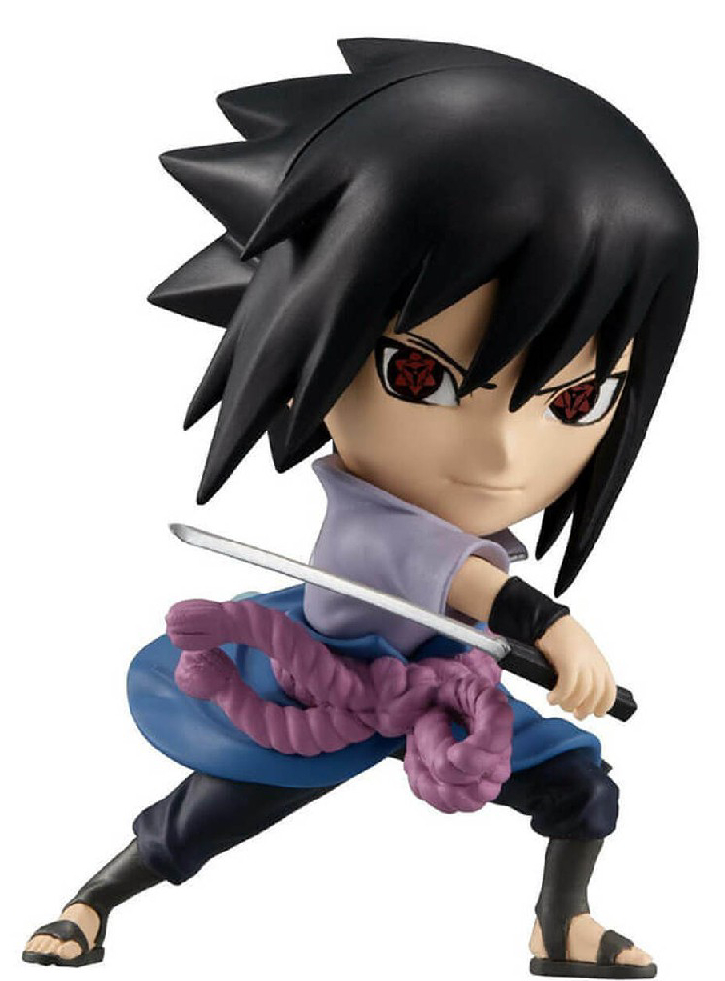 Figurina Bandai Chibi Masters Naruto Shippuden Sasuke Uchiha 8cm