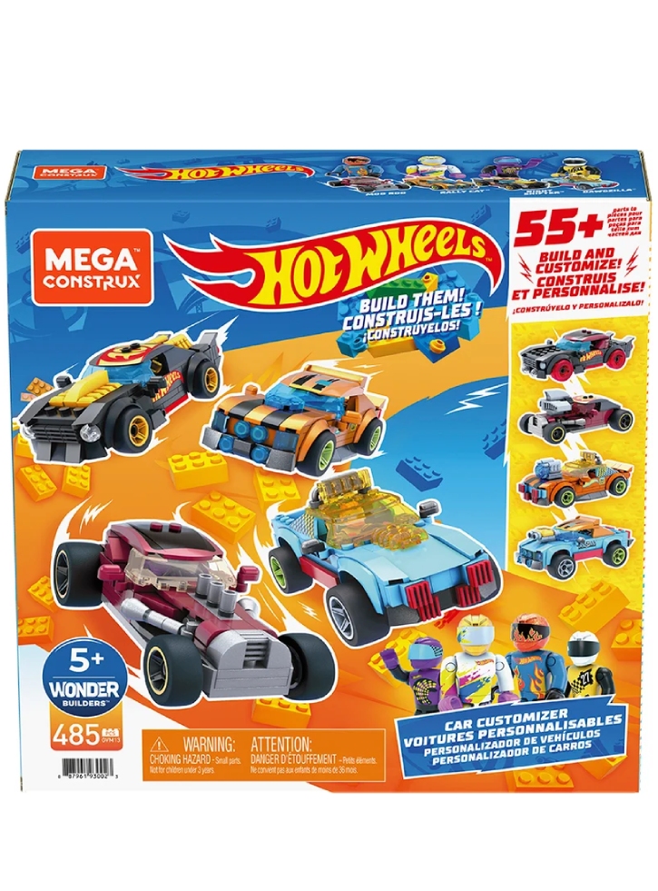Set Hot Wheels Building Car Customizer (GVM13)