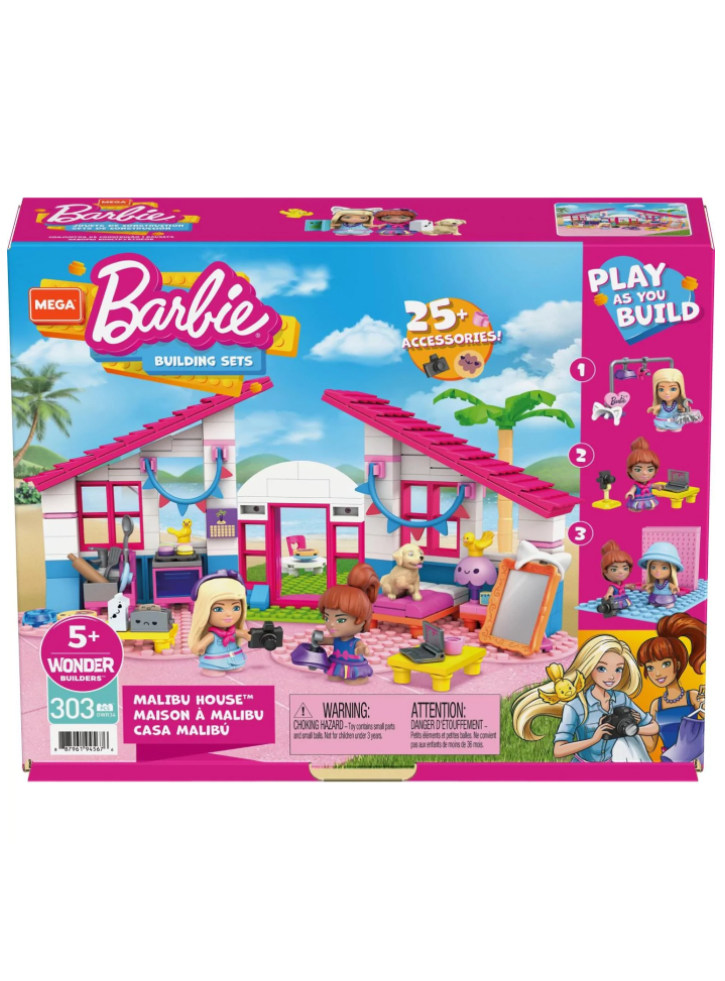 Set Mega Barbie Building Malibu House (GWR34)