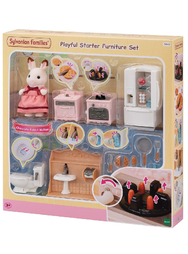 Set Sylvanian Families Playful Starter Furniture (5449)