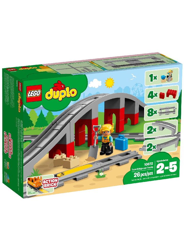 LEGO Duplo Trainbridge and Tracks - (10872)