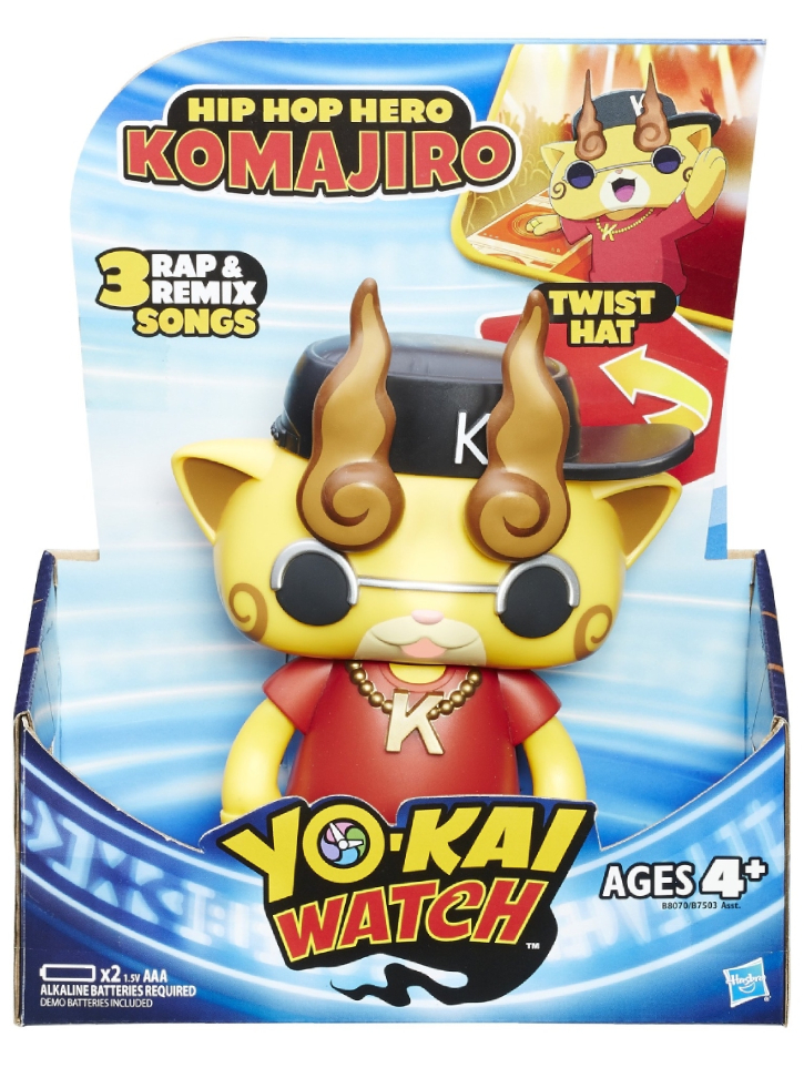 Figurina Yo-kai Watch Hip Hop Hero Komajiro Electronic