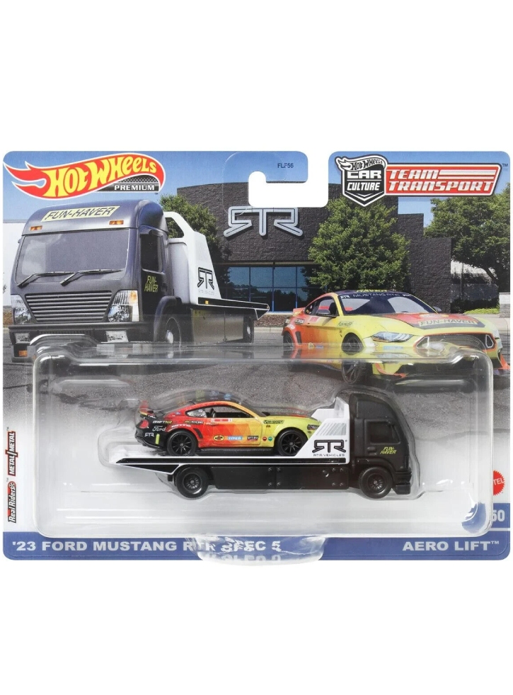 Hot Wheels Premium Car Culture Team Transport 23 Ford Mustang RTR Spec 5 Aero Lift (HKF39)