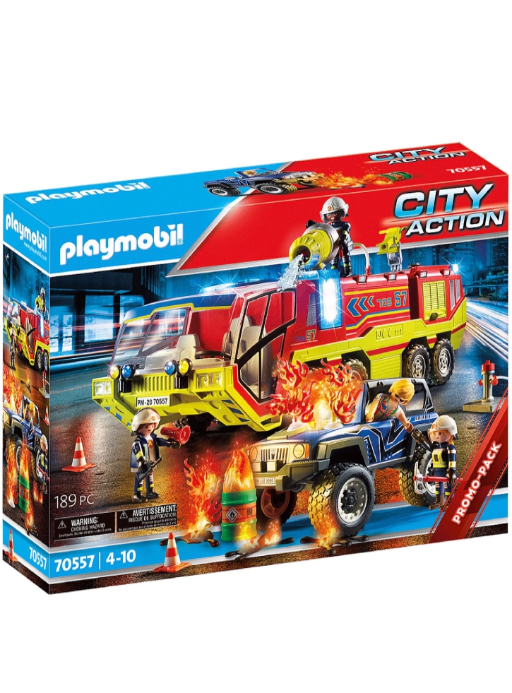 Vehicul Playmobil Fire Engine with Truck (70557)
