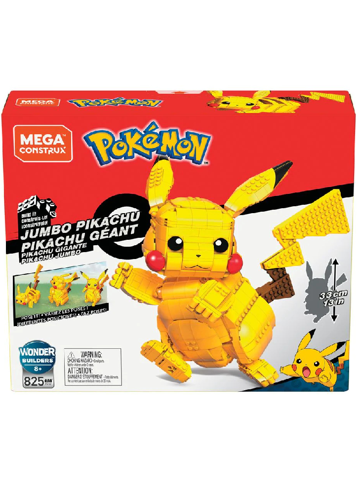 MEGA Pokemon Build & Show Jumbo Pikachu (FVK81)