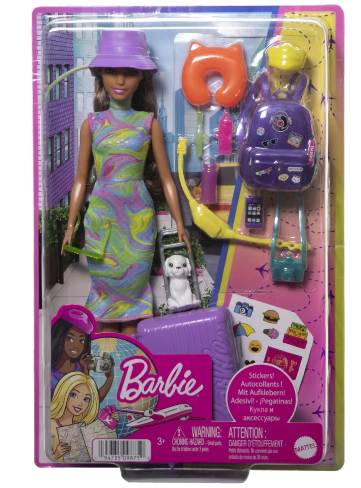 Papusa Barbie Travel With Teresa & Puppy (HKB05)