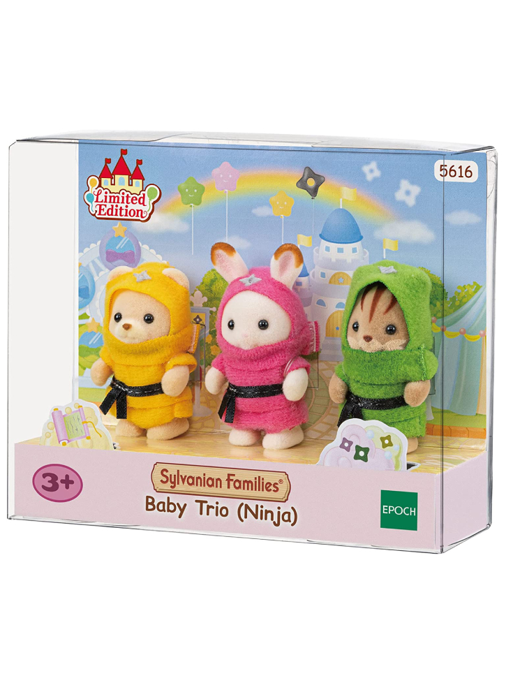 Figurine Sylvanian Families Baby Trio (Ninja) (5616)