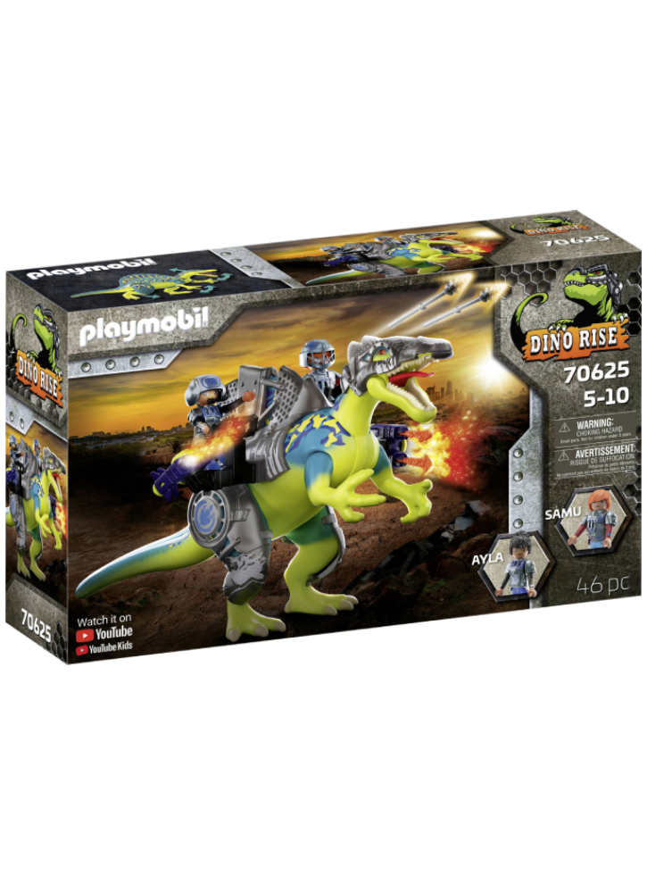 Set Playmobil(r) Dino Rise - Spinosaurus Double Defense Power (70625)
