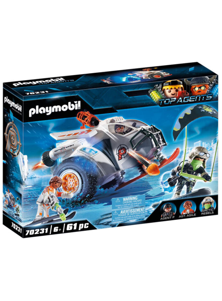 Set Playmobil(r) Top Agents - Spy Team Snow Glider (70231)