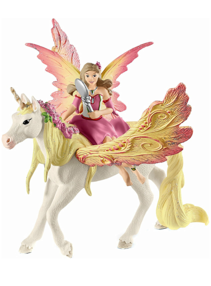 Figurina Schleich Bayala Fairy Feya with Pegasus Unicorn (70568)