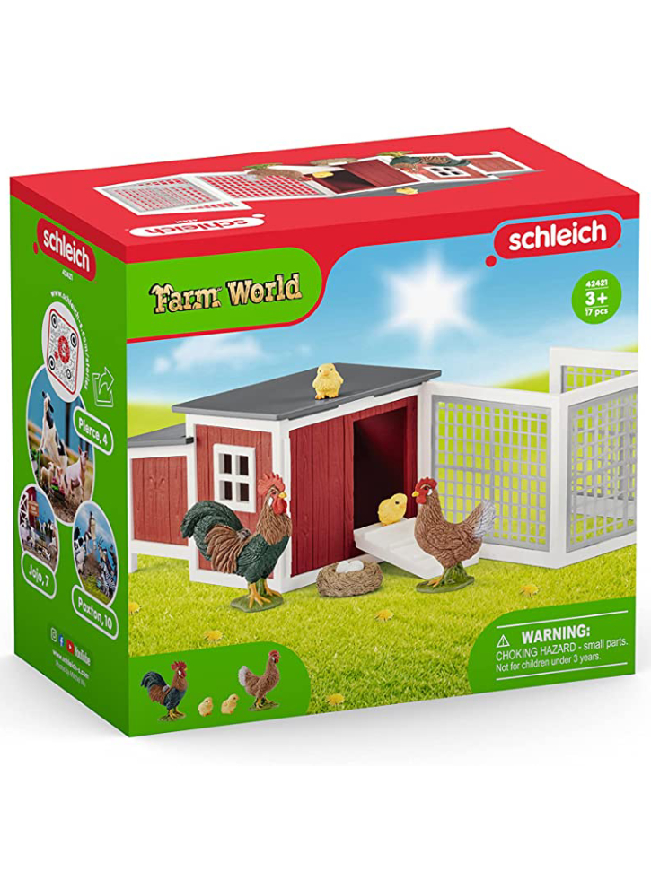 Set Schleich Farm World Chicken Coop (42421)