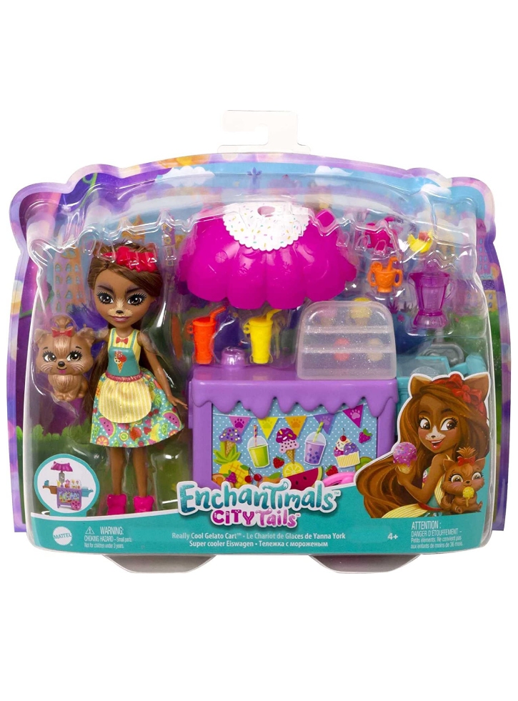 Set Papusa Enchantimals City Tails Yanna York (HHB88)