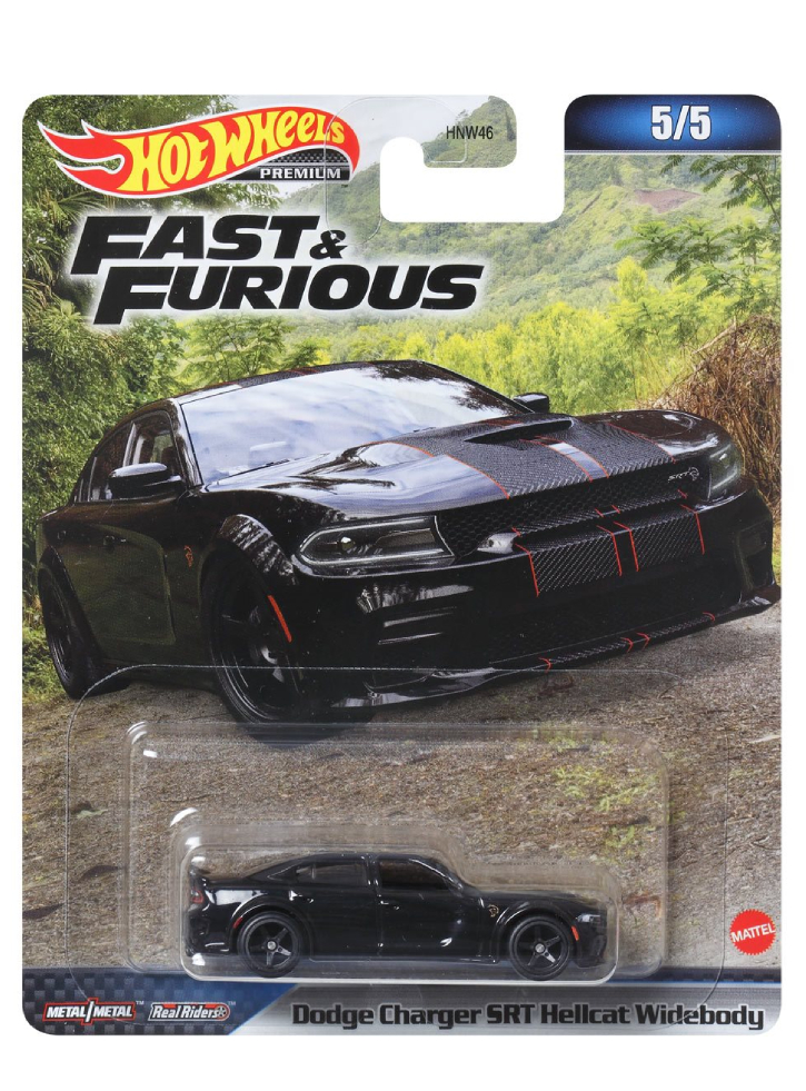 Vehicul Hot Wheels Fast Furious Dodge Charger Hellcat Widebody (HNW50)