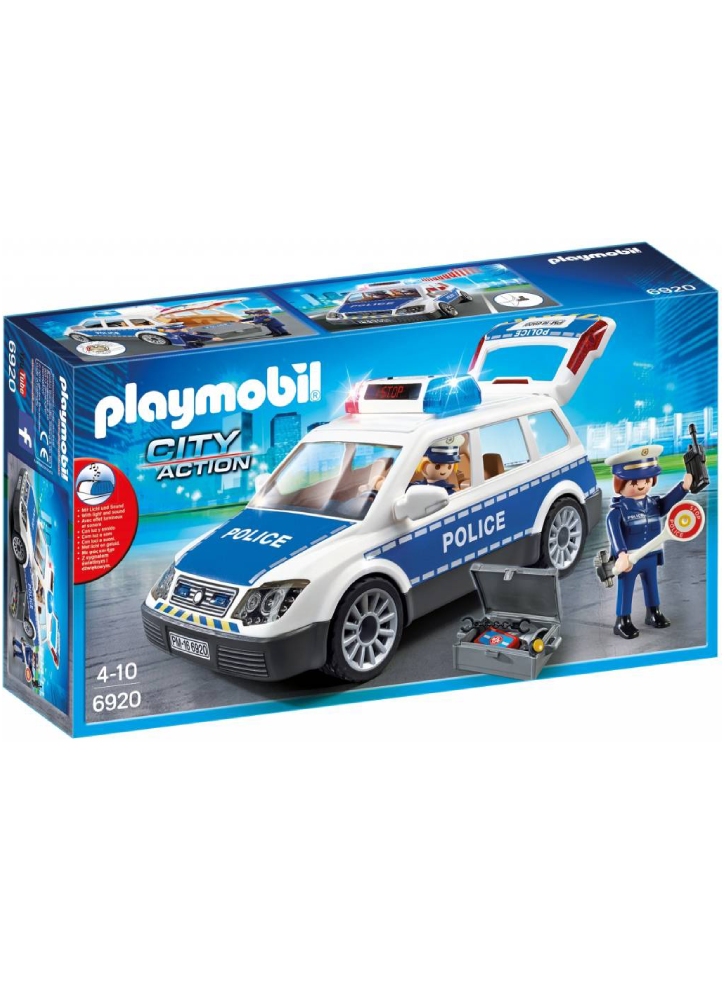 Vehicul Playmobil City Action Squad Car with Lights & Sound (6920)