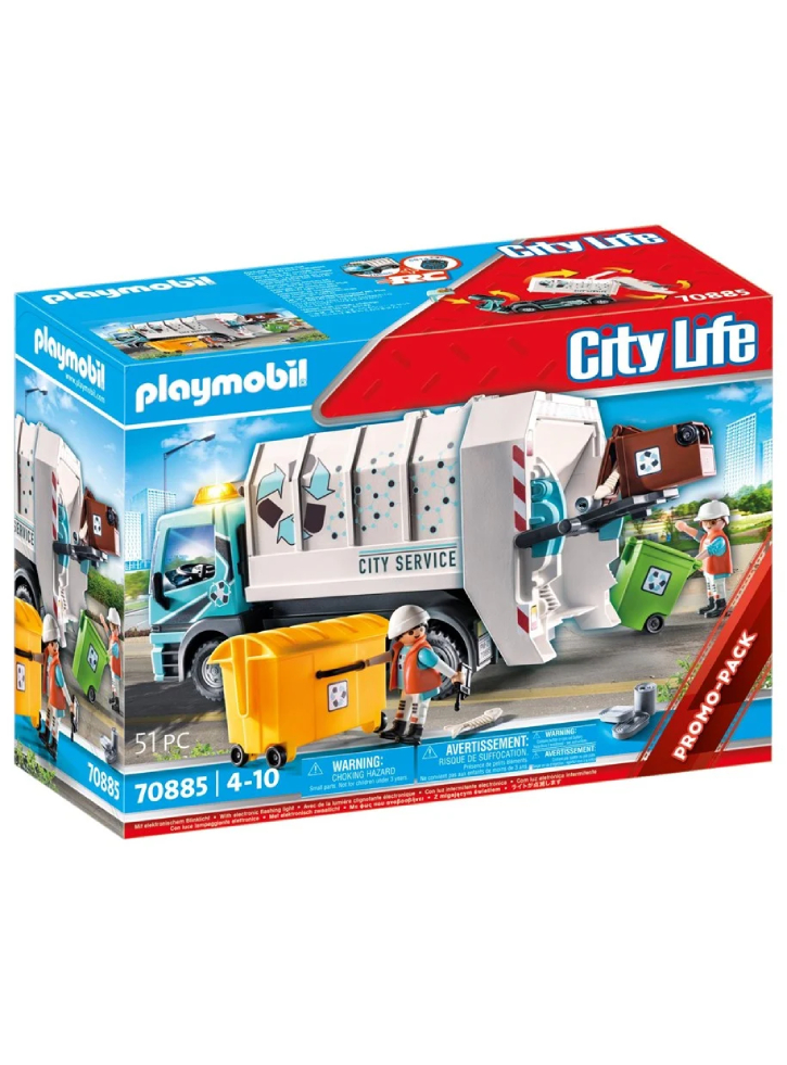 Vehicul Playmobil City Recycling Truck (70885)