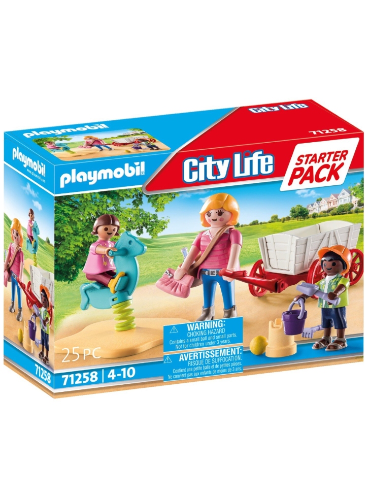 Set Playmobil Educator & Handcart (71258)
